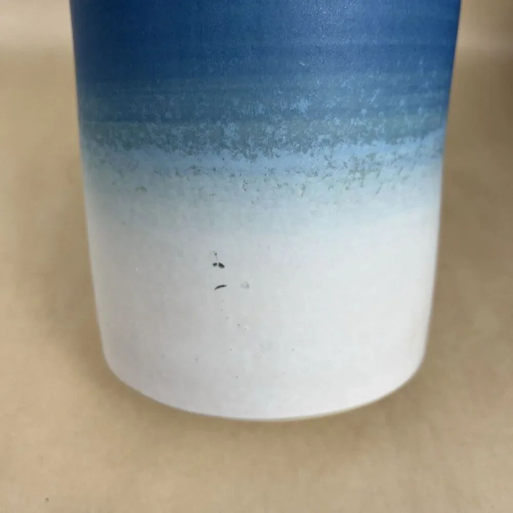 Blue White Pottery Vase Made In‎ Thailand  14” H